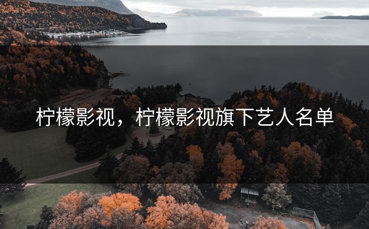 柠檬影视，柠檬影视旗下艺人名单